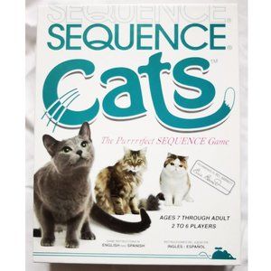 Sequence Cats Board Game 100% Complete